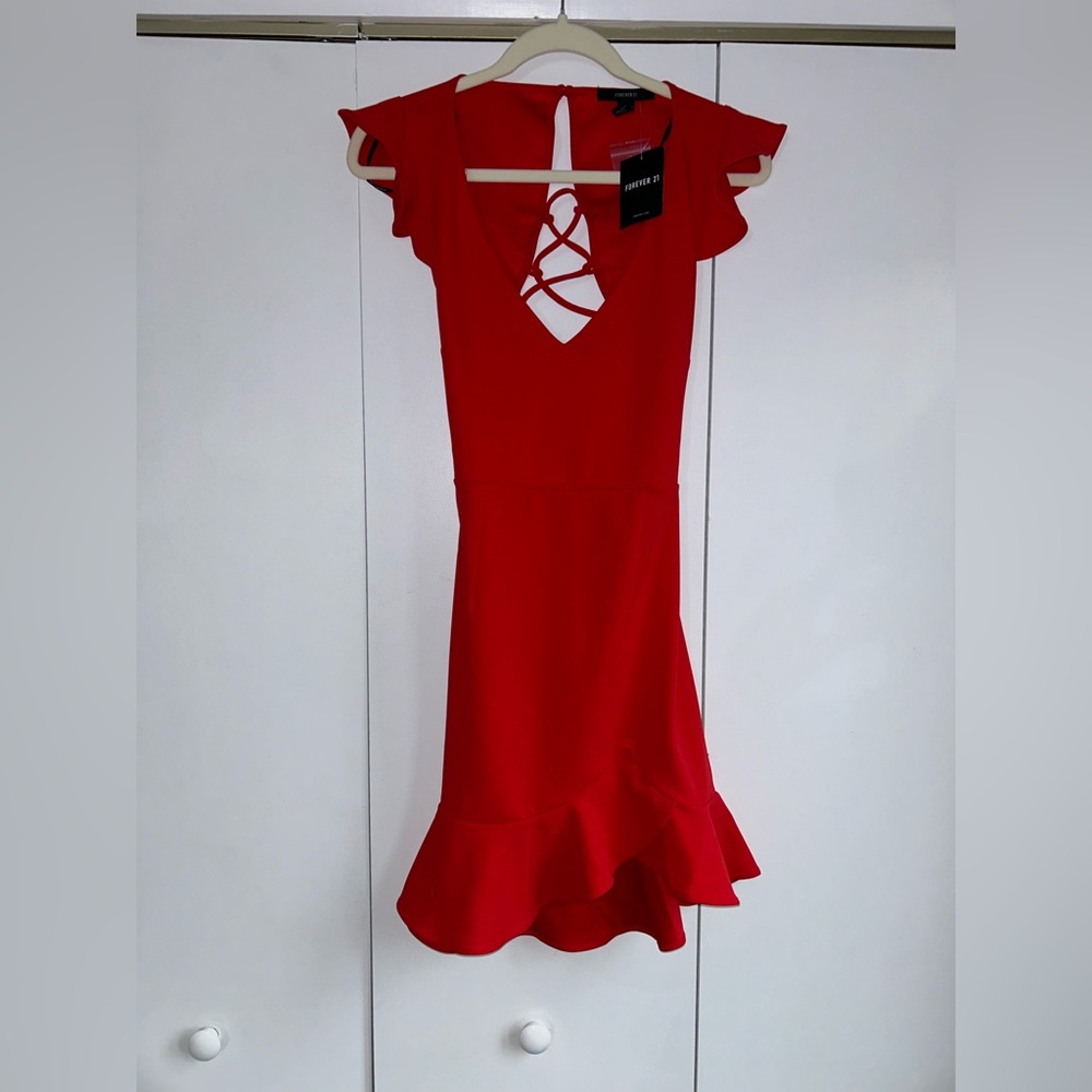 NWT Forever 21 Red Dress size L